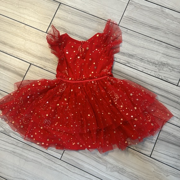 Hello Kitty Red Tulle Dress 2T - Picture 3 of 4